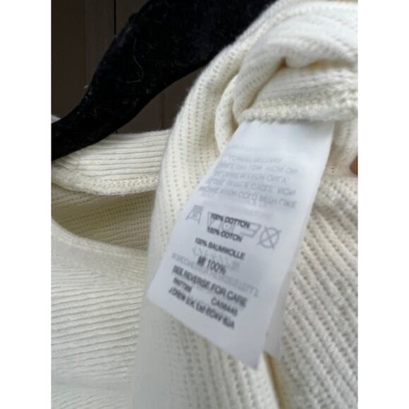 Madewell White Cotton Blend Sweater X-small - Picture 7 of 7